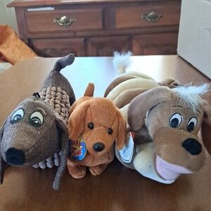 3 Dachshund Stuffed Animals